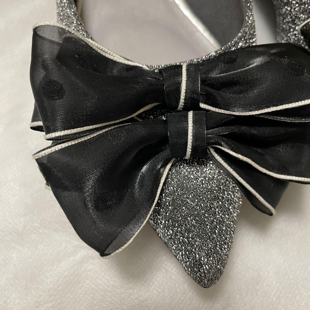 【お値下げ】【美品】♡DIANA♡シアーリボンフラットシューズ