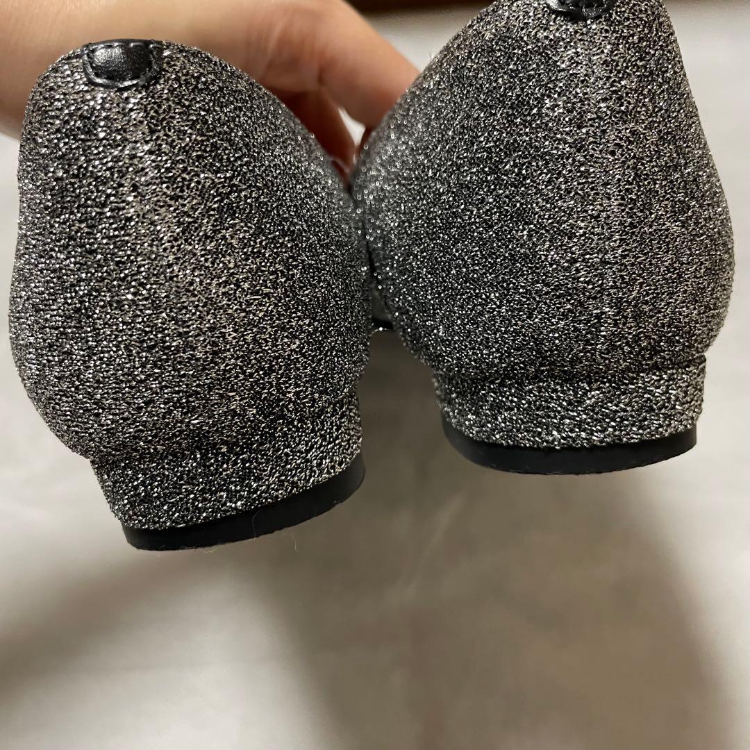 【お値下げ】【美品】♡DIANA♡シアーリボンフラットシューズ