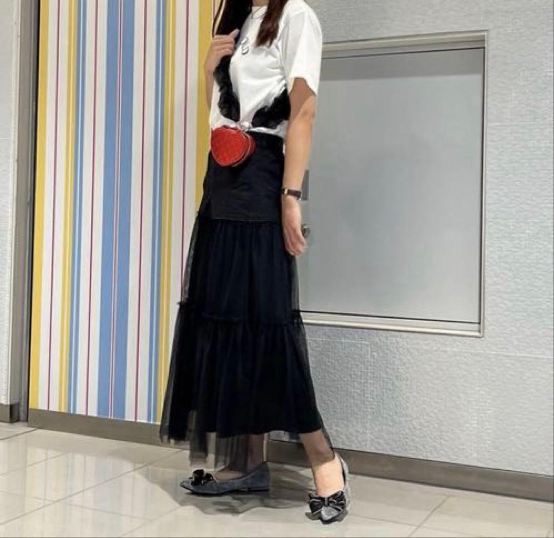 【お値下げ】【美品】♡DIANA♡シアーリボンフラットシューズ