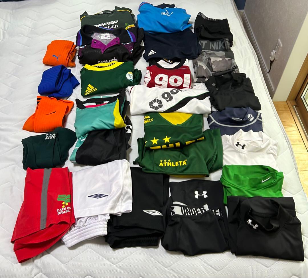 サッカーウェアセット（Under Armour, Nike, ATHLETA他）