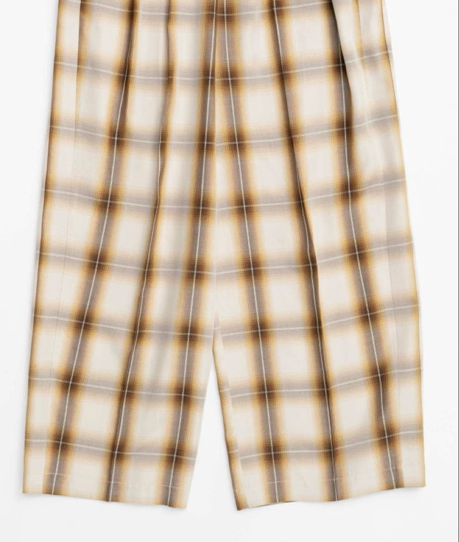 サロペット・オーバーオール・オールインワン Plaid Lace Camisole MAISON SPECIAL