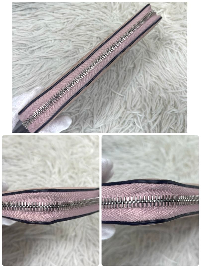 美品‼️ ルイヴィトン　長財布　マヒナ　モノグラム　ジッピーウォレット　レザー