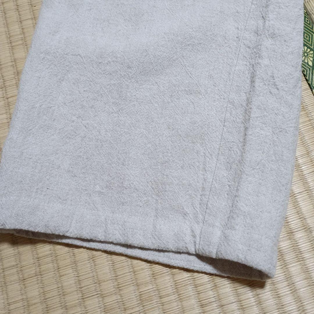 群言堂の、麻100のサロペットです。