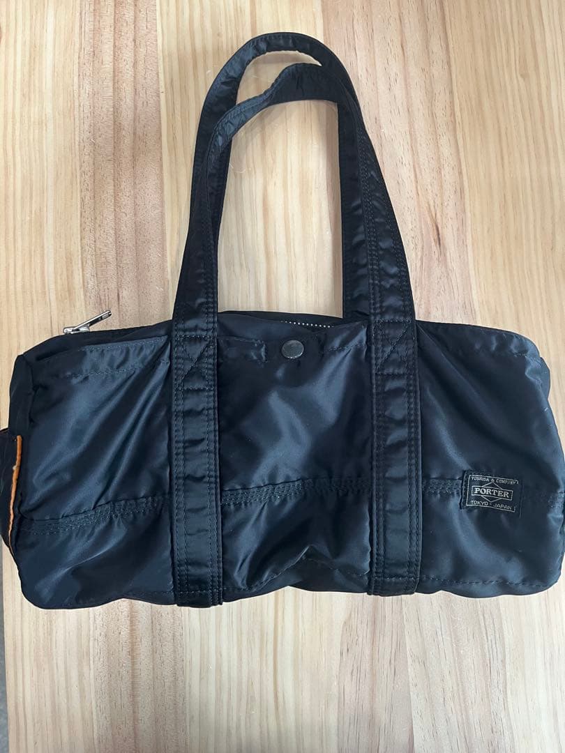 PORTER タンカー　ミニドラムバッグ ブラック