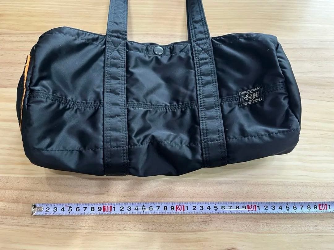 PORTER タンカー　ミニドラムバッグ ブラック