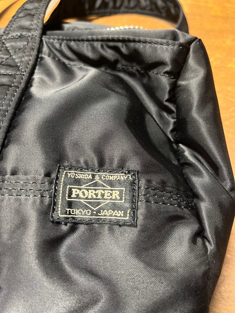 PORTER タンカー　ミニドラムバッグ ブラック