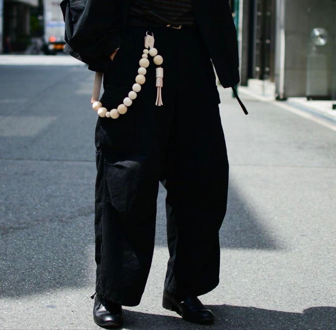 値下げ再入荷待ち希少nodzoku 木製レザー ウォレットチェーン アメカジ