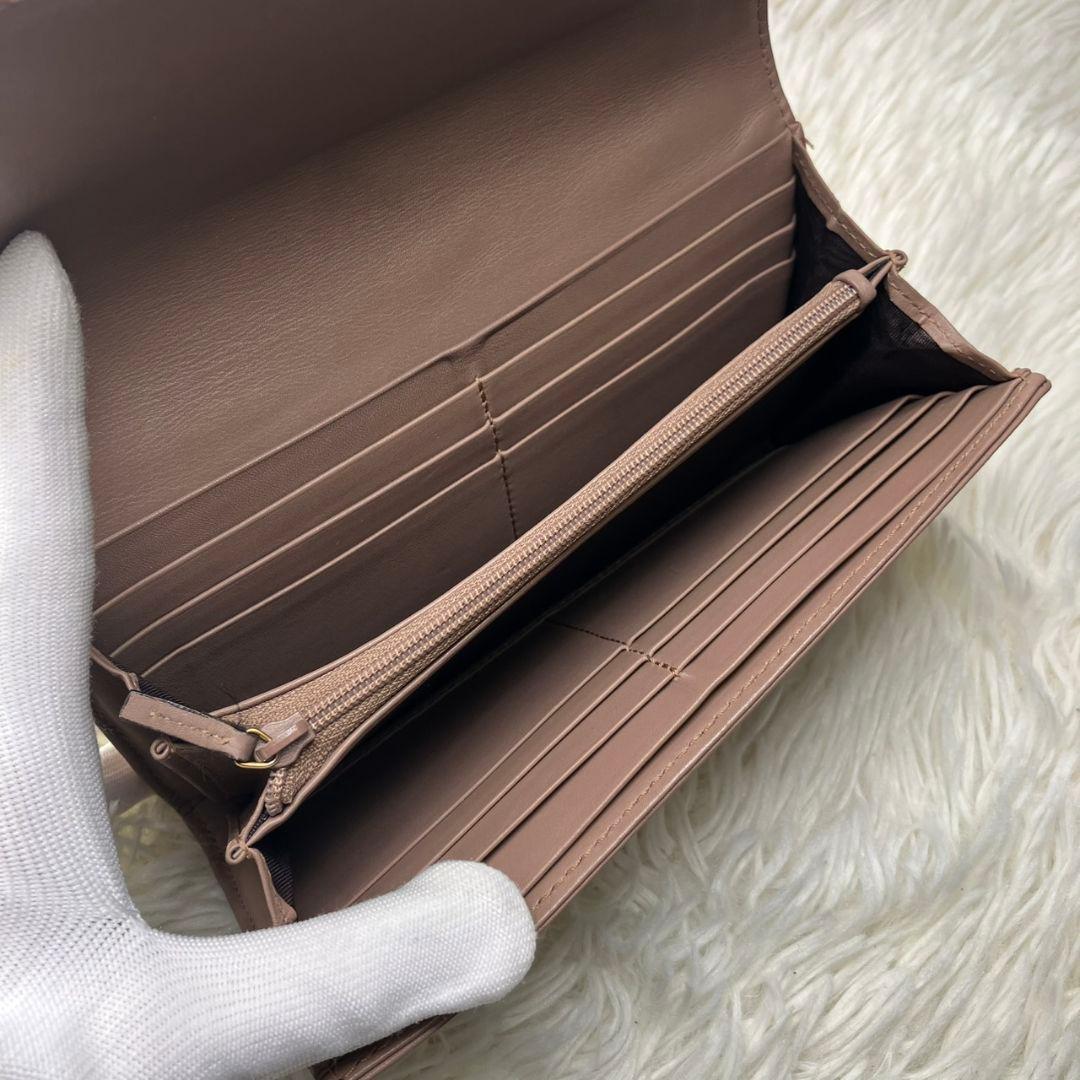 極美品❤️ グッチ　GGマーモント　 コンチネンタルウォレット　ダブルG