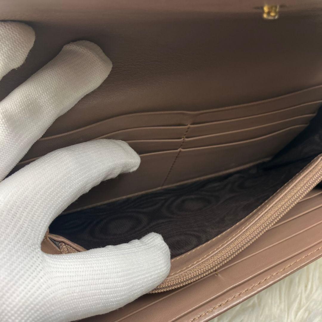 極美品❤️ グッチ　GGマーモント　 コンチネンタルウォレット　ダブルG