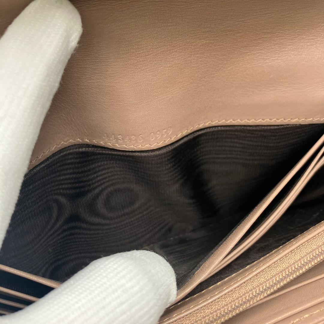 極美品❤️ グッチ　GGマーモント　 コンチネンタルウォレット　ダブルG