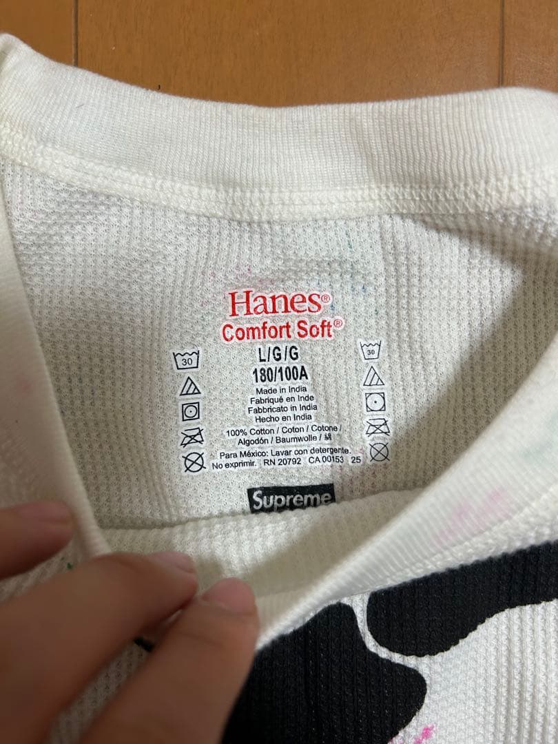 supreme骨サーマル　花柄