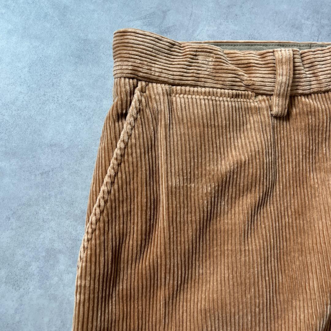 ポロバイ ラルフローレン W32 コーデュロイ チノパン 古着 茶 17063