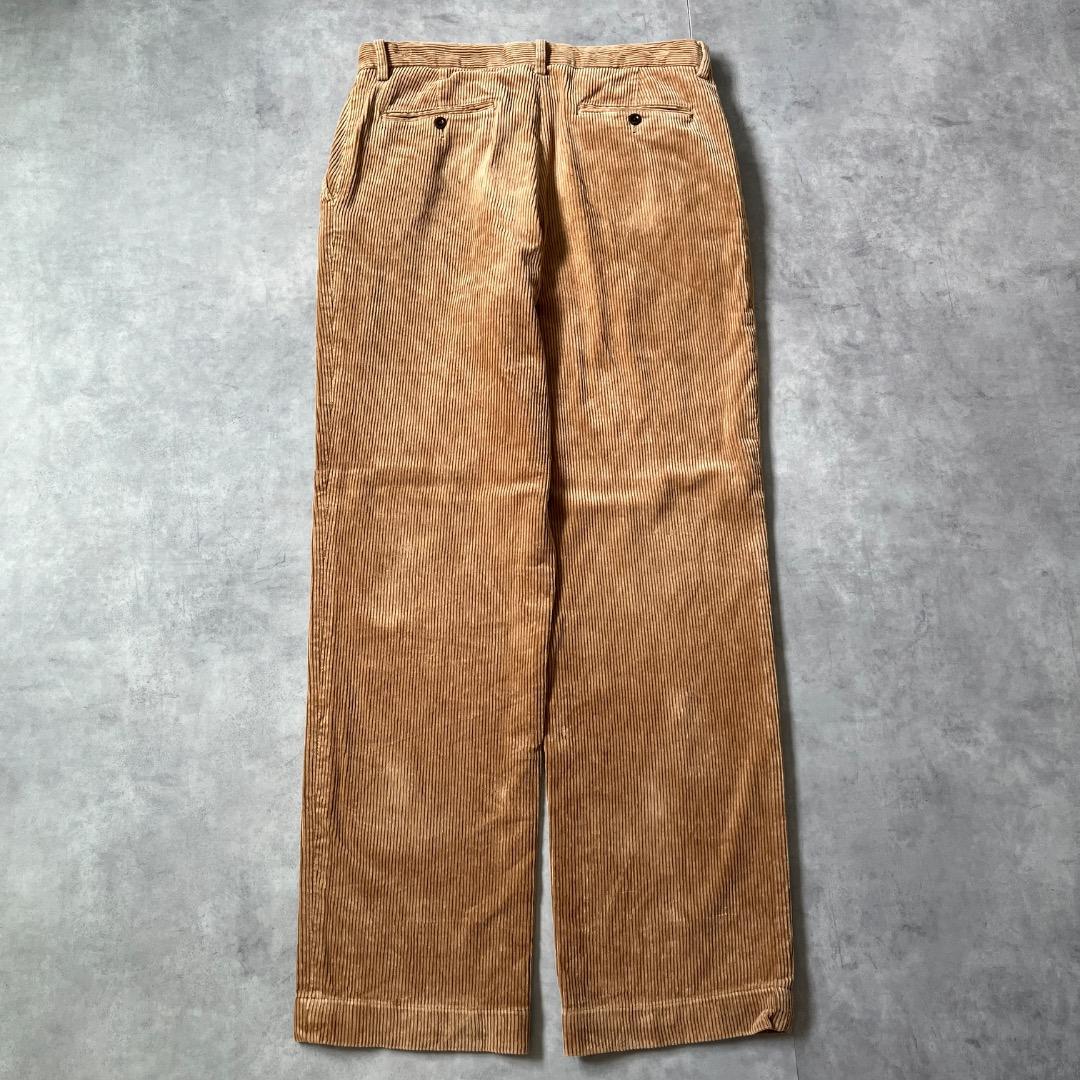 ポロバイ ラルフローレン W32 コーデュロイ チノパン 古着 茶 17063