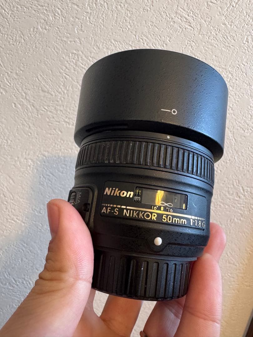 AF-S NIKKOR 50mm f1.8G フィルター付き