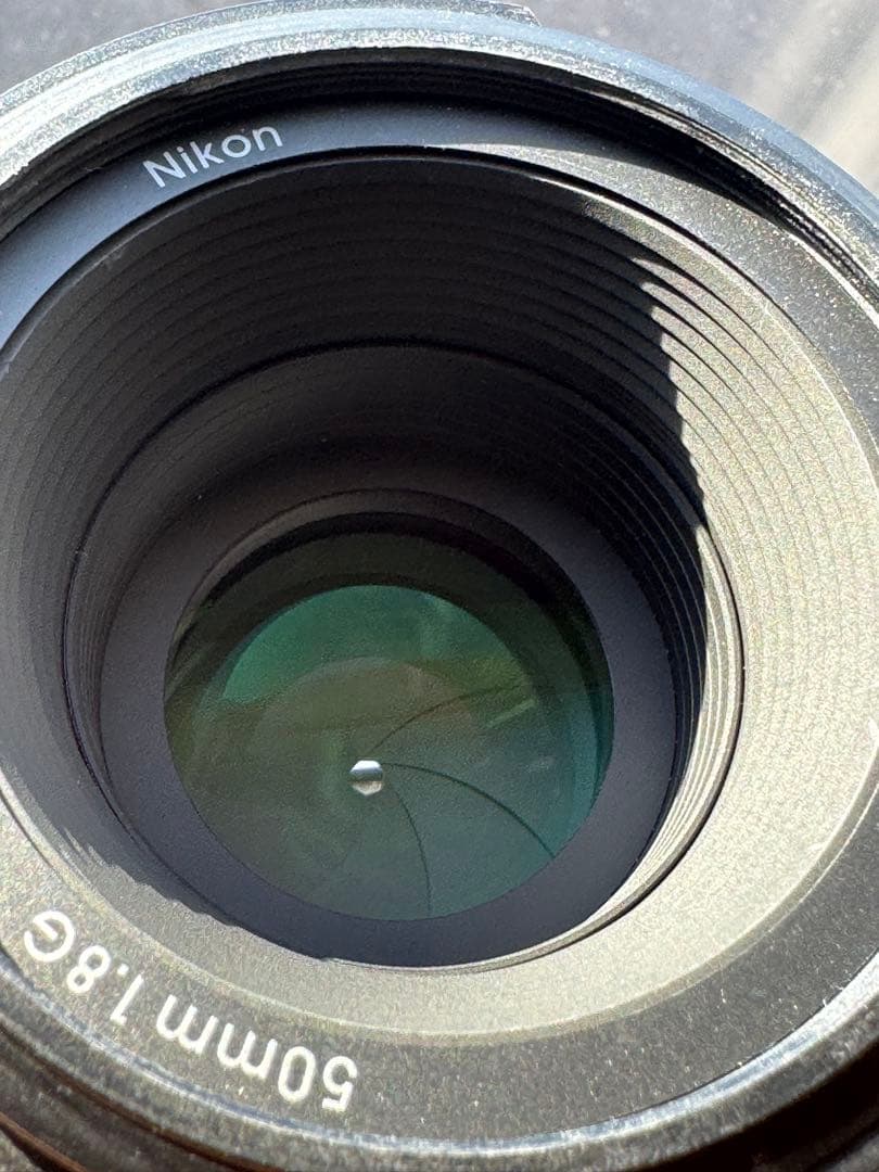 AF-S NIKKOR 50mm f1.8G フィルター付き