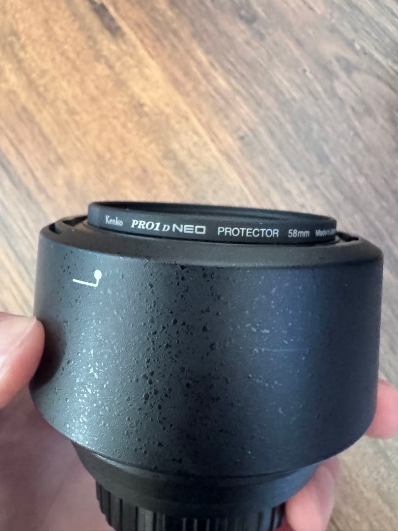 AF-S NIKKOR 50mm f1.8G フィルター付き