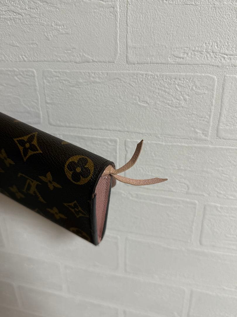 ルイヴィトン ポルトフォイユ エミリー モノグラム×ピンク