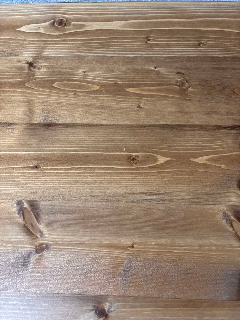 【送料込】LOWYA天然木ダイニングテーブル スチール脚 幅120