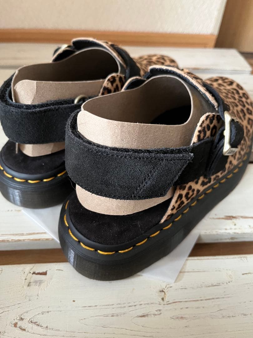 限定価格Dr. Martens JORGEⅡ UK７レオパード　ヒョウ柄