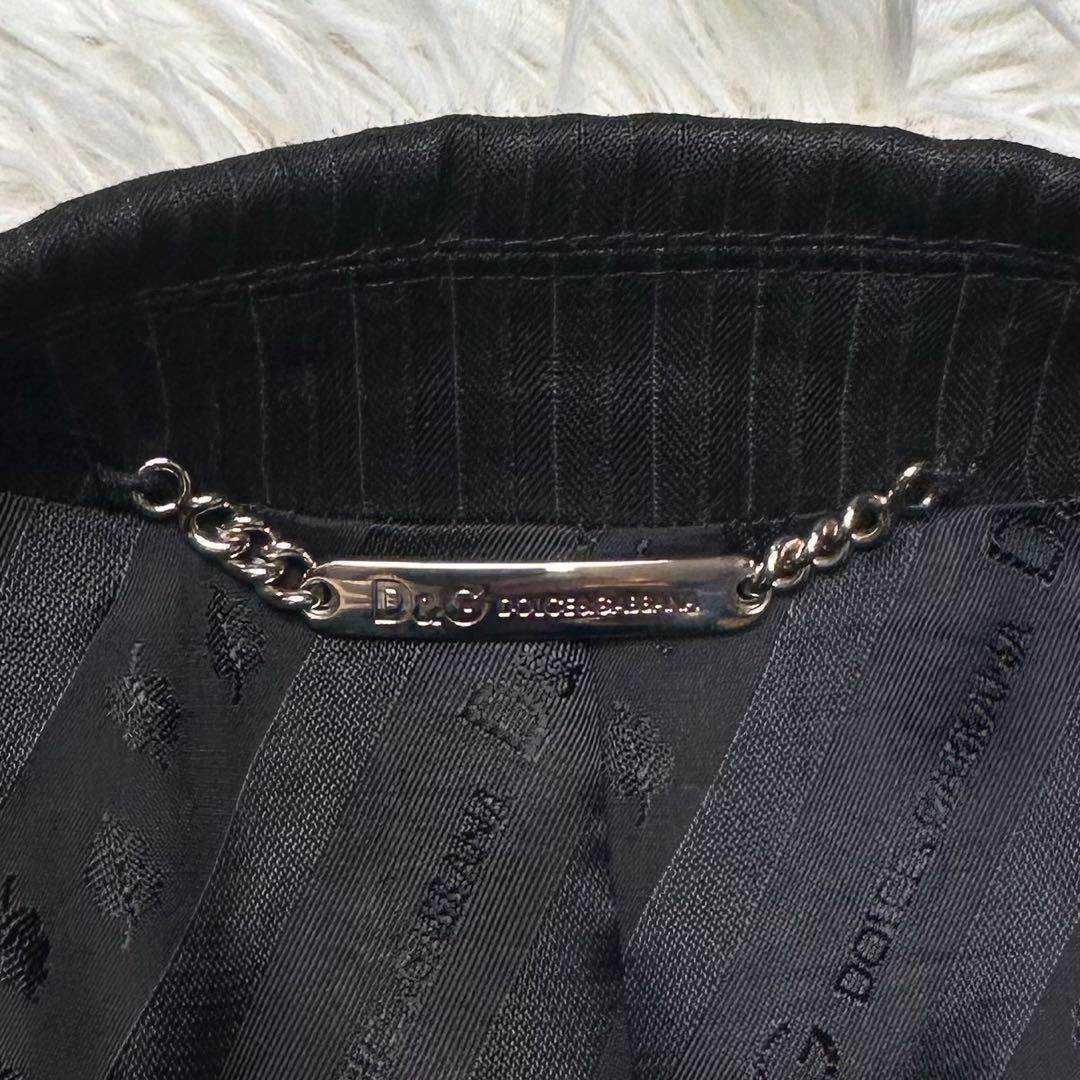 極美品 D&G ドルチェ＆ガッバーナ セットアップ 光沢 総柄 総裏 48