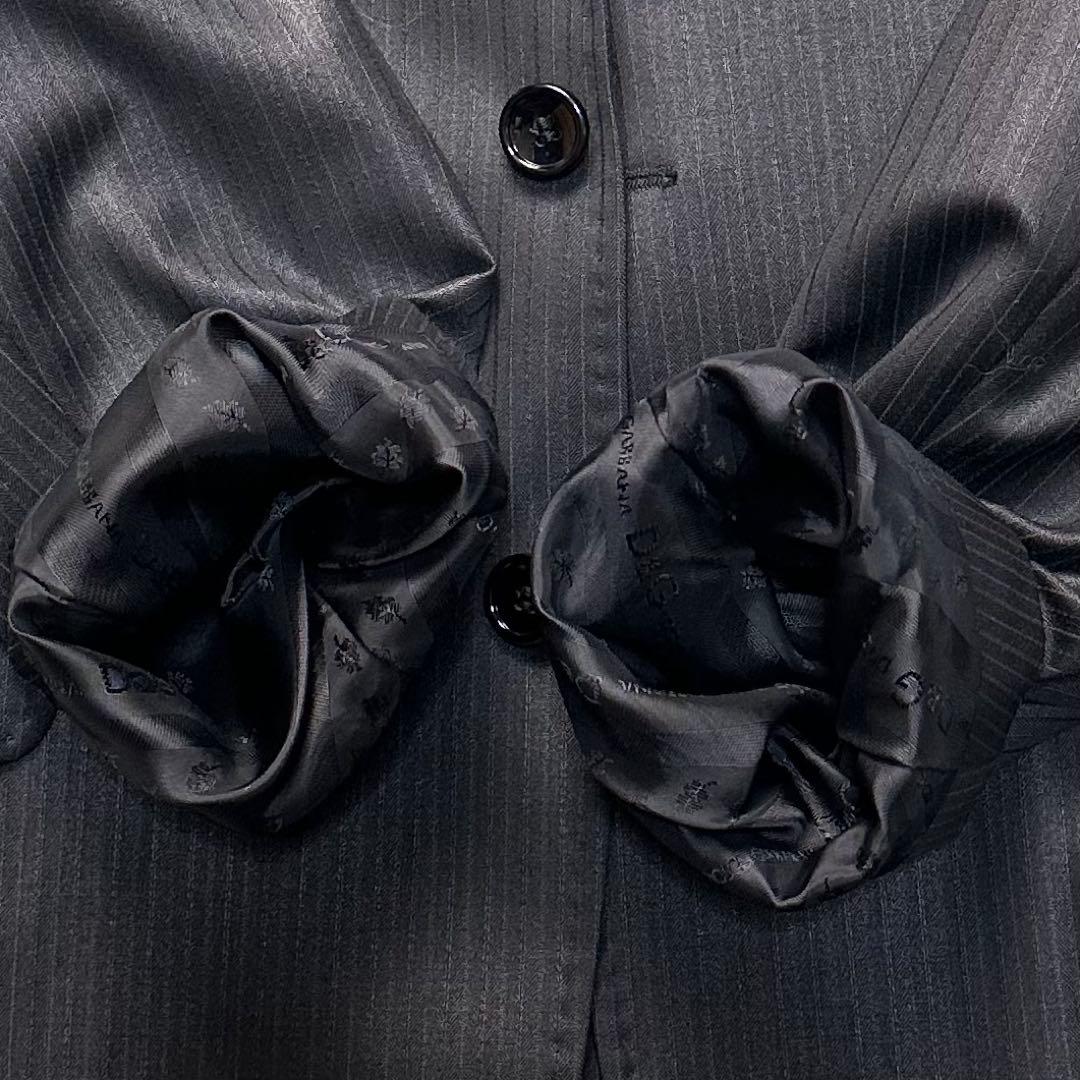 極美品 D&G ドルチェ＆ガッバーナ セットアップ 光沢 総柄 総裏 48