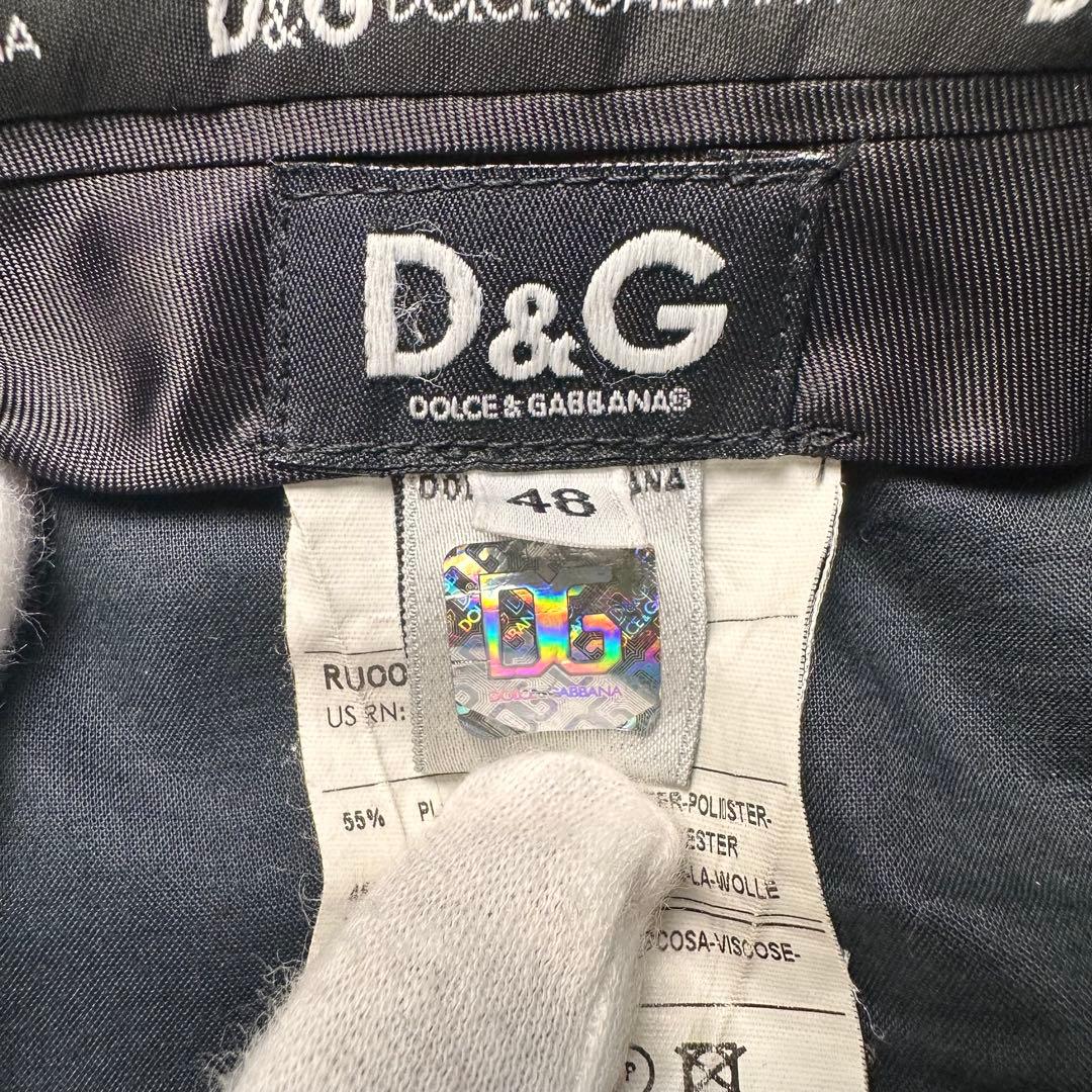 極美品 D&G ドルチェ＆ガッバーナ セットアップ 光沢 総柄 総裏 48