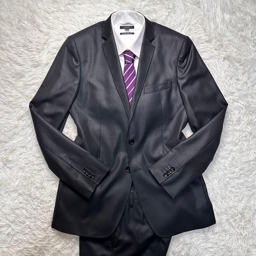 極美品 D&G ドルチェ＆ガッバーナ セットアップ 光沢 総柄 総裏 48