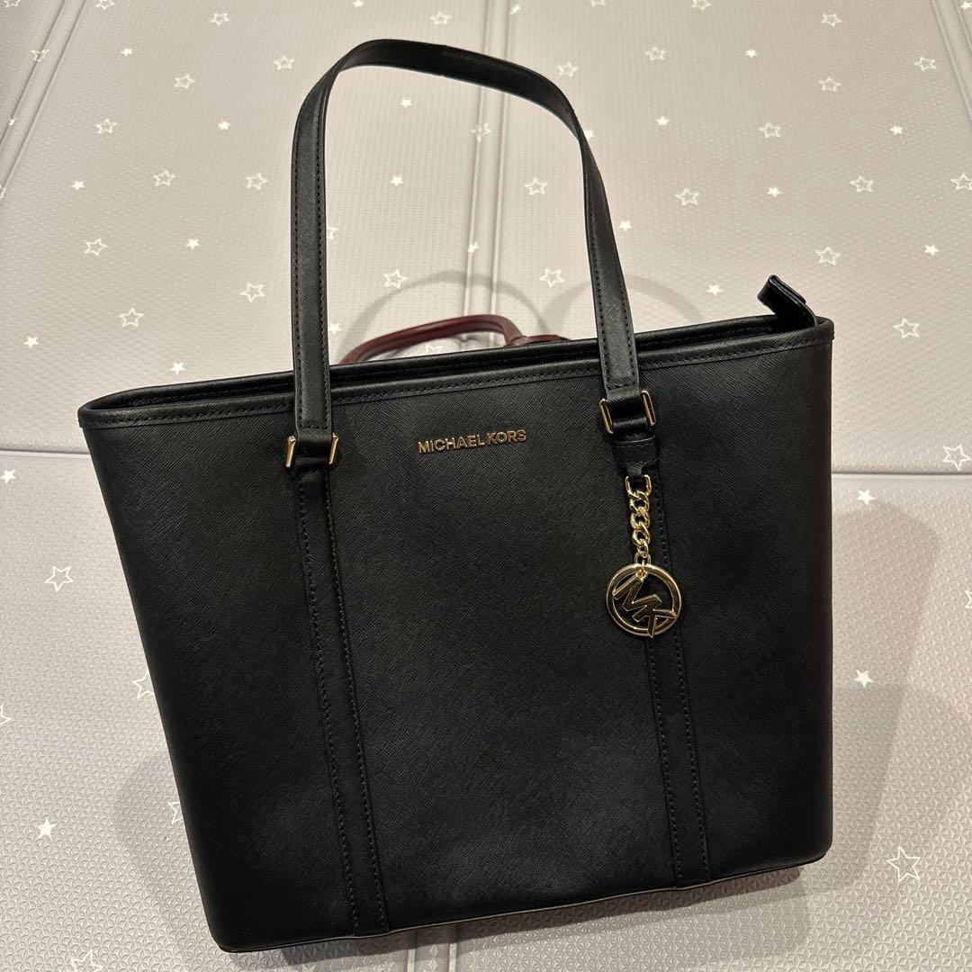 最終値下げ価格【マイケルコース2個set】ブラックトートバッグ×ショルダーバッグ