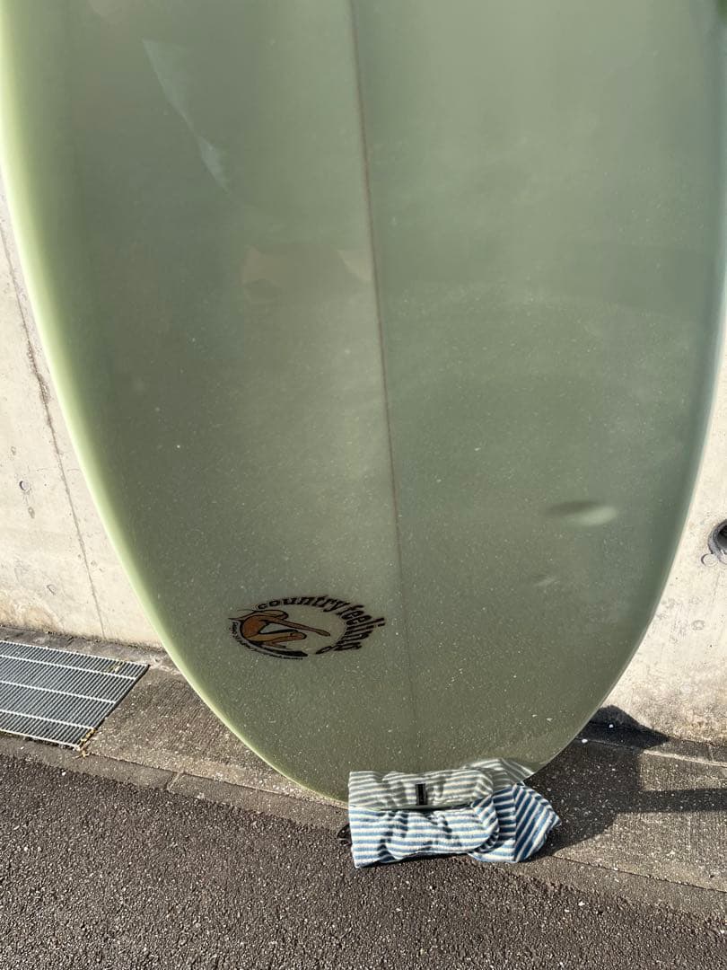 値下げ　【JEFF BUSH MAN】サーフボード　シングルフィン　手渡し限定