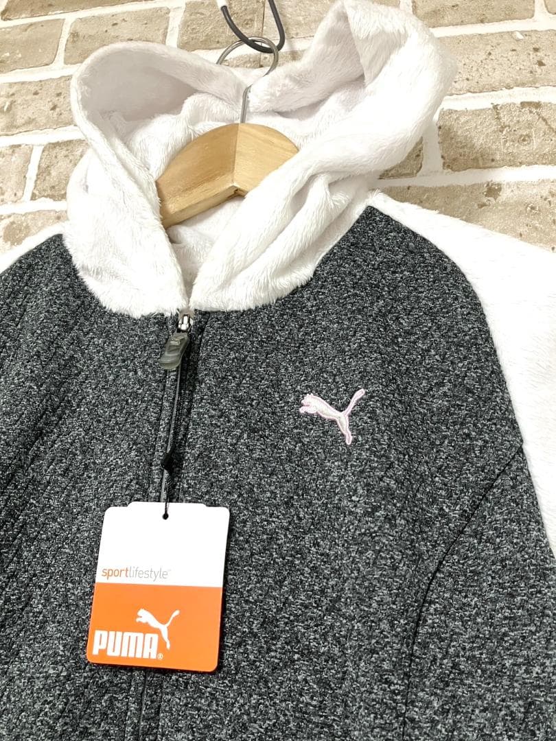 【24時間以内/匿名配送】未使用 プーマゴルフ 長袖 ワンピース パーカー M