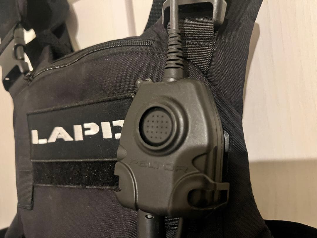 LAPD風　プレートキャリア ペルター実物付き