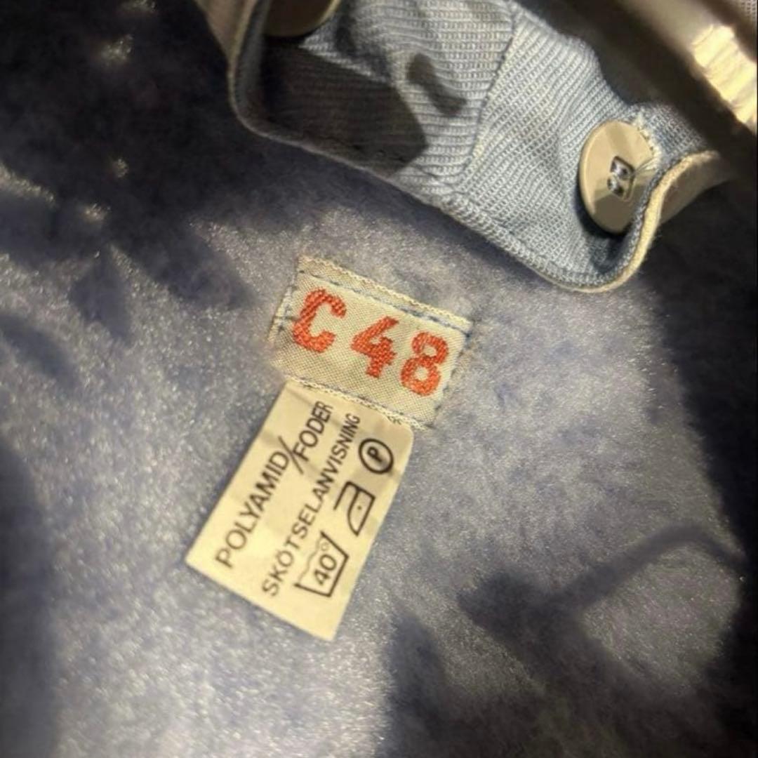 実物 スウェーデン軍 M59 ライナー付フィールドコート (C48/民間防衛隊)