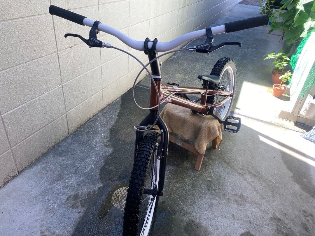 20インチ ブラウン トライアルバイク