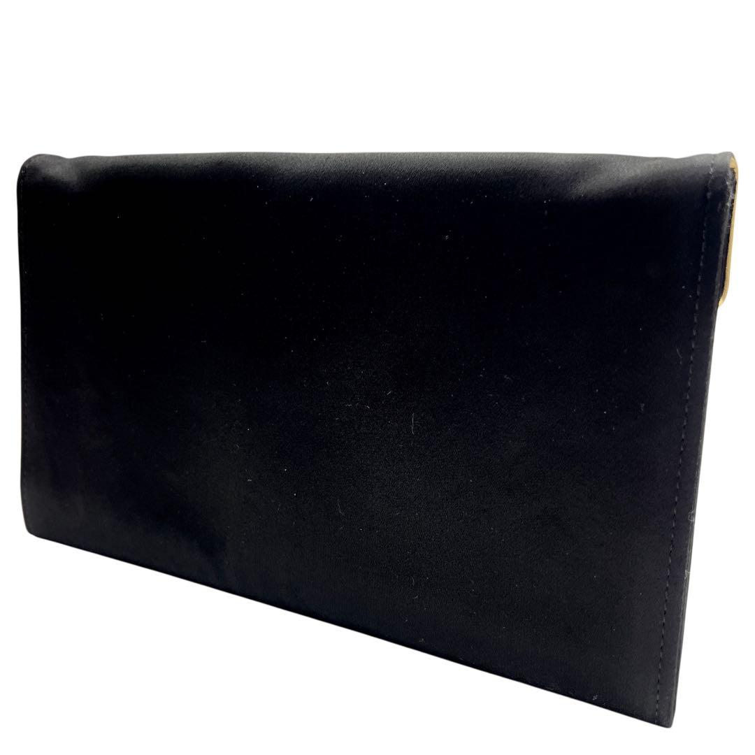 Yves Saint Laurent ブラック クラッチバッグ 9155