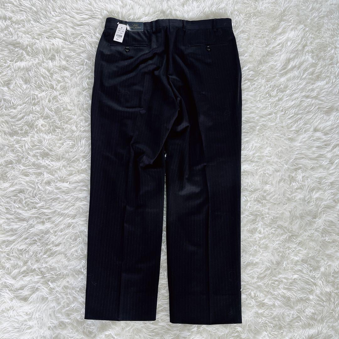 新品タグ付き✨【ブルックスブラザーズ】スーツ 黒 ストライプ 上40下W36