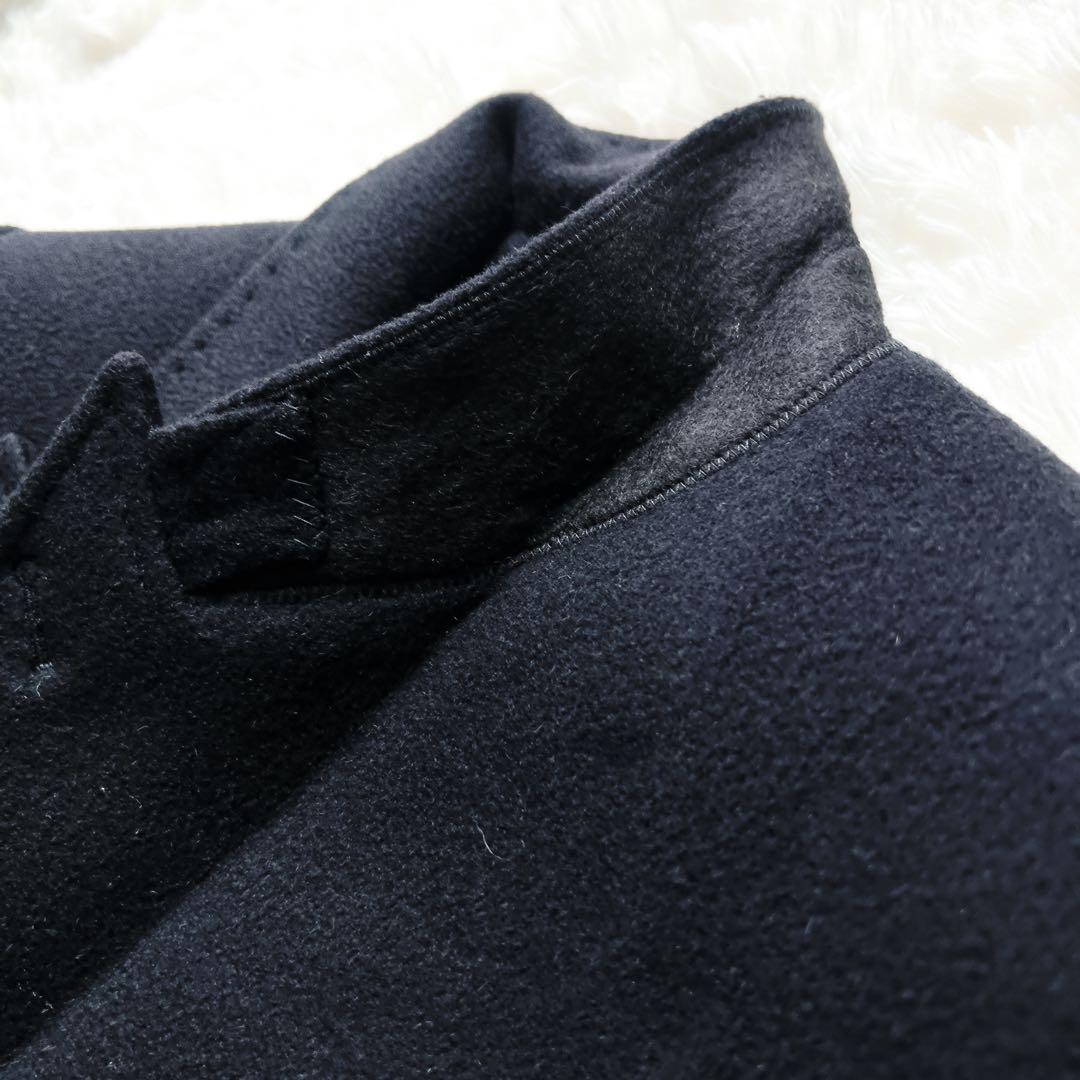 極美品　CELINEカシミヤ100％ロング　コート　静謐を纏う　究極　ブラック