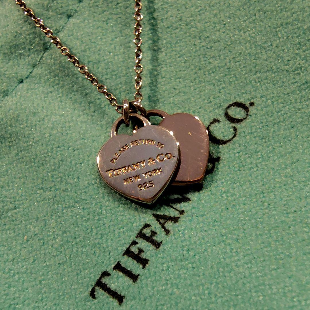 Tiffany & Co. リターントゥティファニー ダブル ハート ネックレス