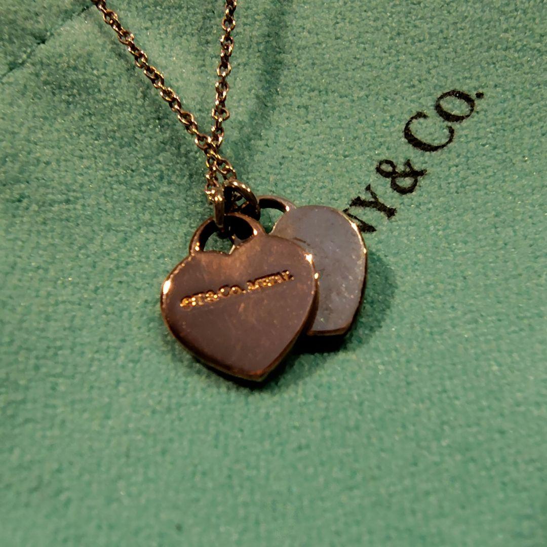 Tiffany & Co. リターントゥティファニー ダブル ハート ネックレス