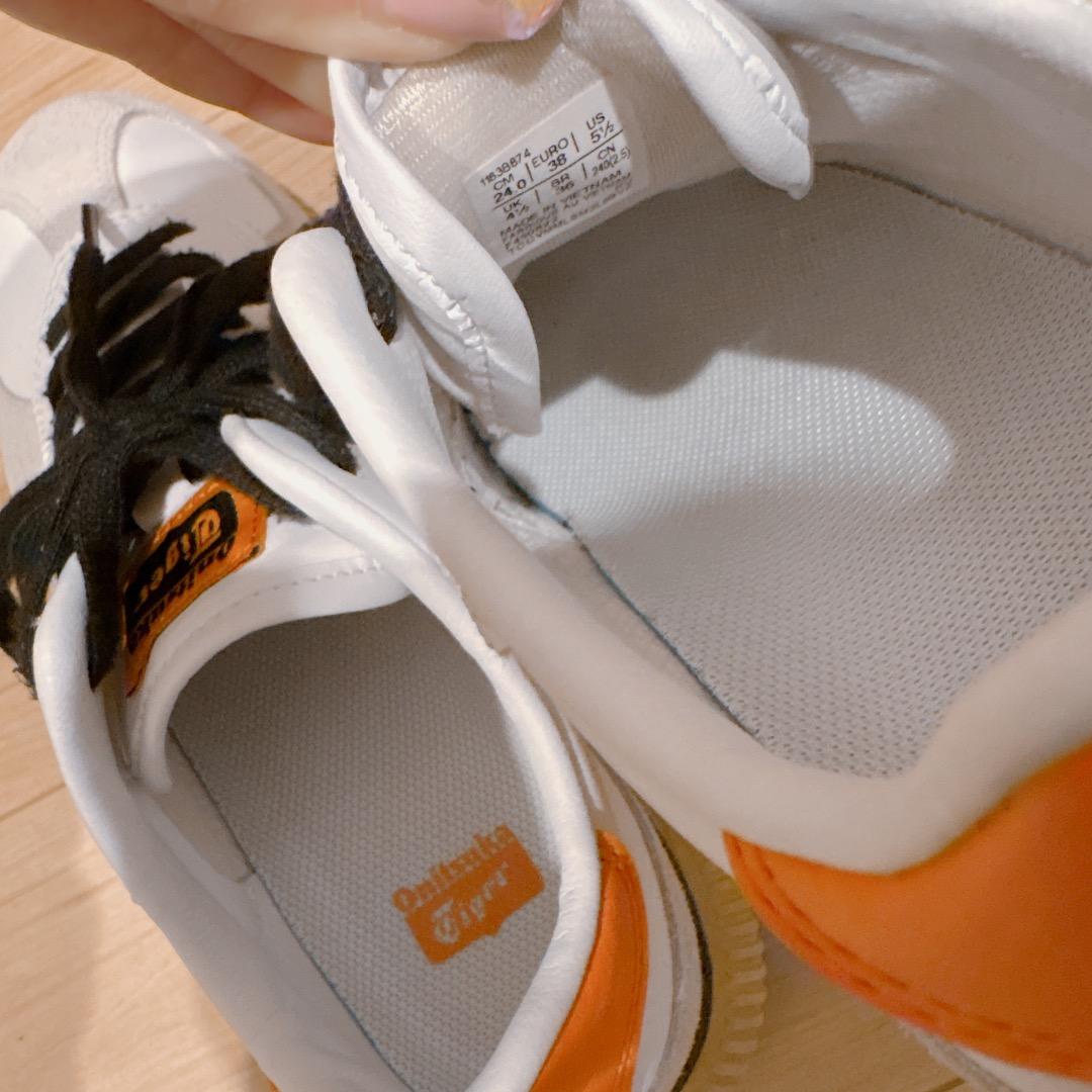 1度短時間使用 Onitsuka Tiger DELECITY　オレンジ