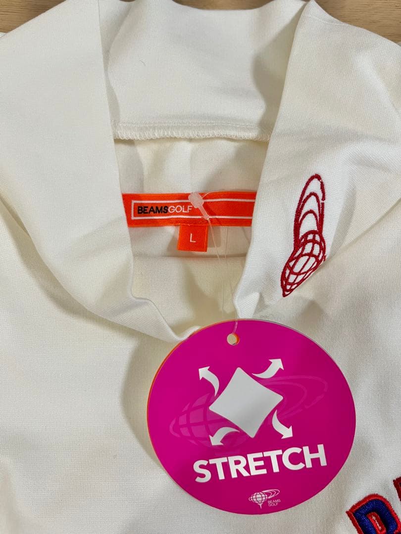 新品　ビームスゴルフ BEAMS GOLF モックネックシャツ 長袖　Lサイズ