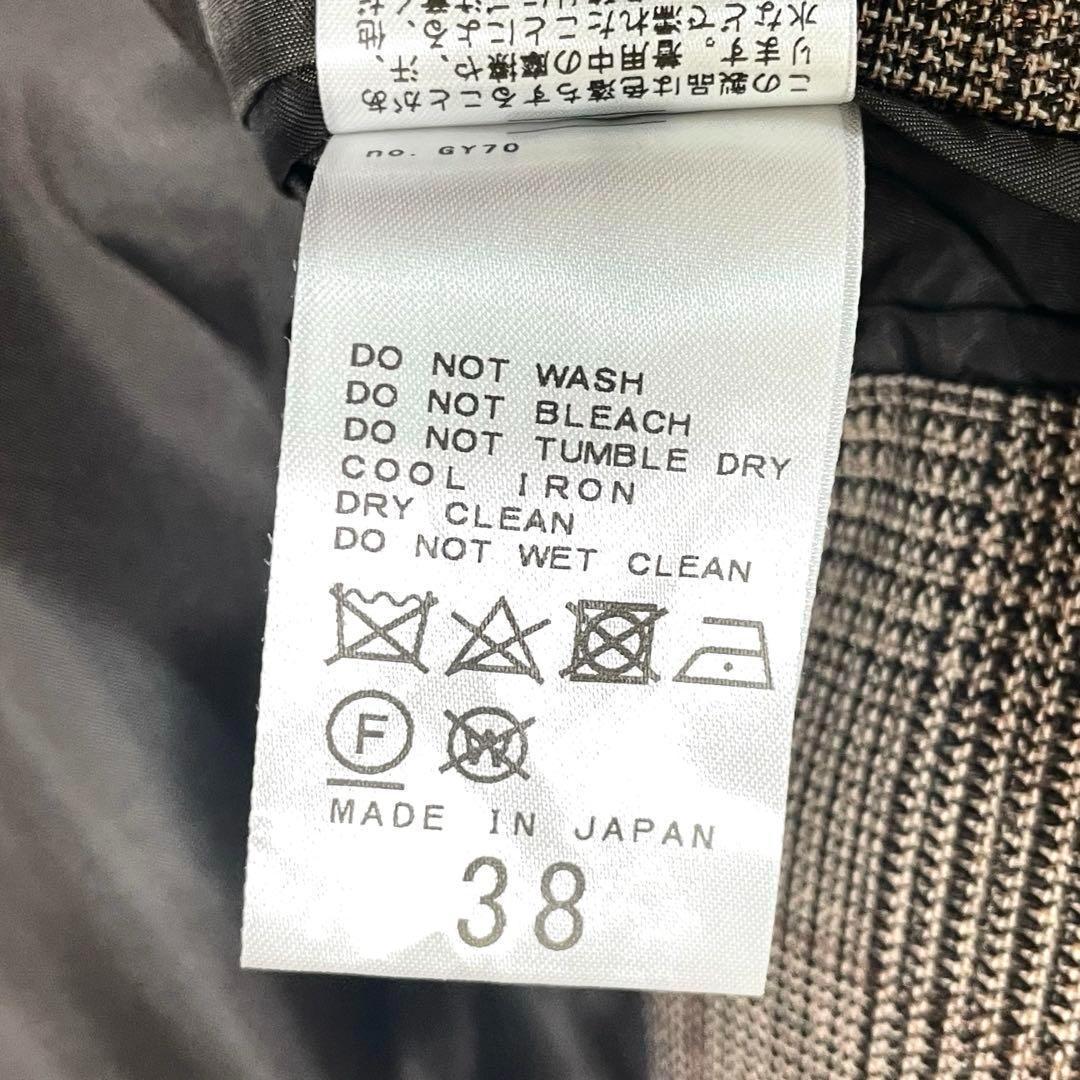 未使用級 ✨現行✨Spick&Span ウール先染め ダブルジャケット 金ボタン