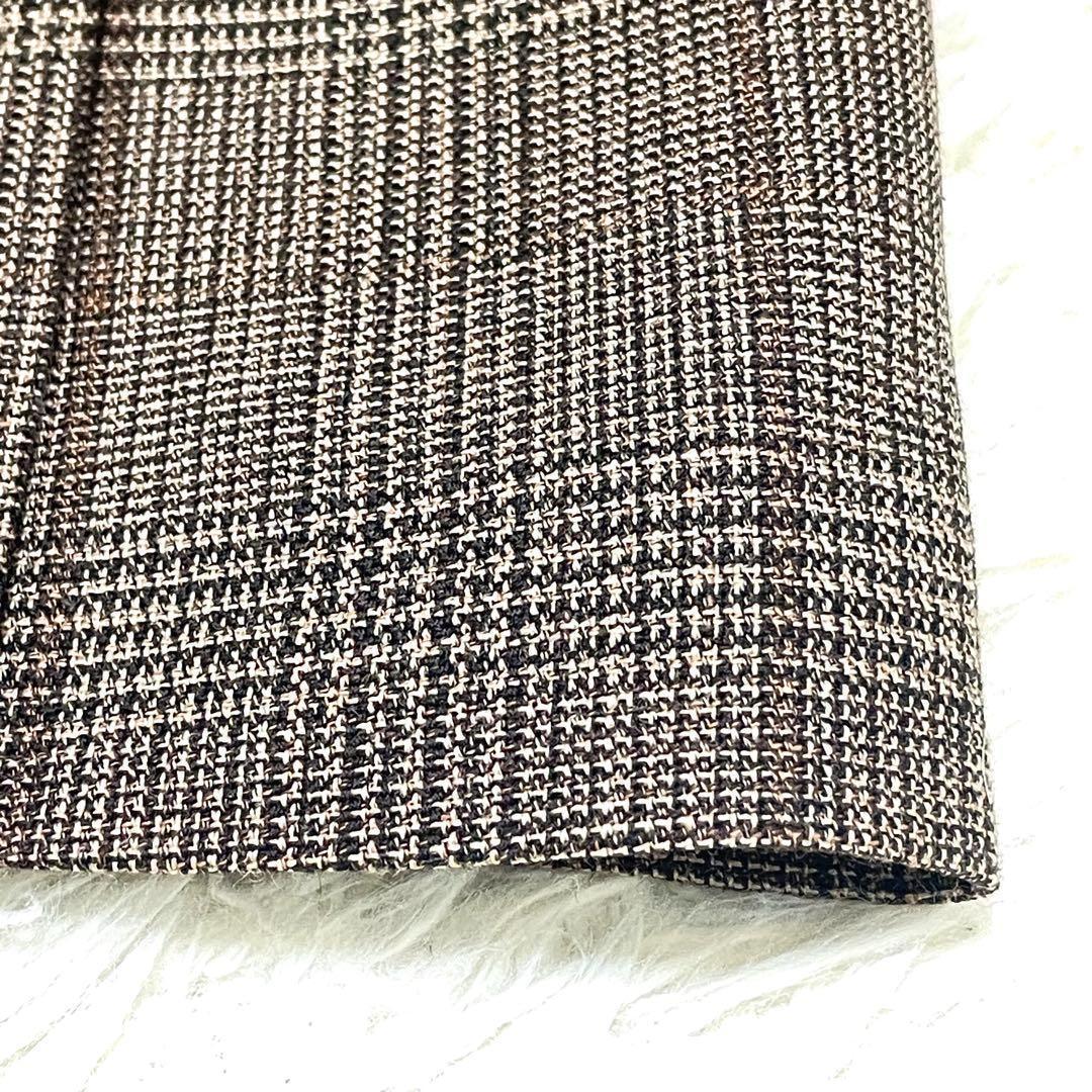 未使用級 ✨現行✨Spick&Span ウール先染め ダブルジャケット 金ボタン