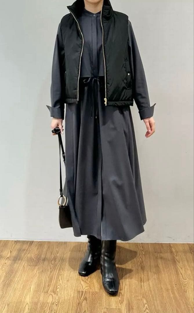 【新品タグ付き！】23区 中綿ショートパディングベスト M 定価29700円