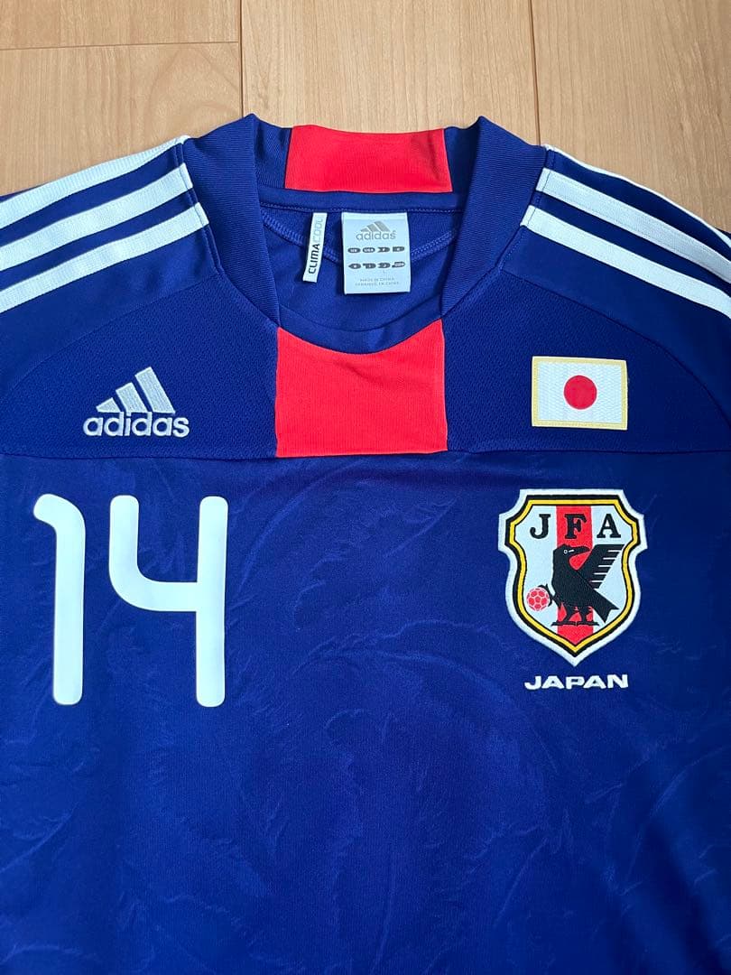 adidas 2010年 南ア W杯 日本代表 ユニフォーム 中村憲剛 14番