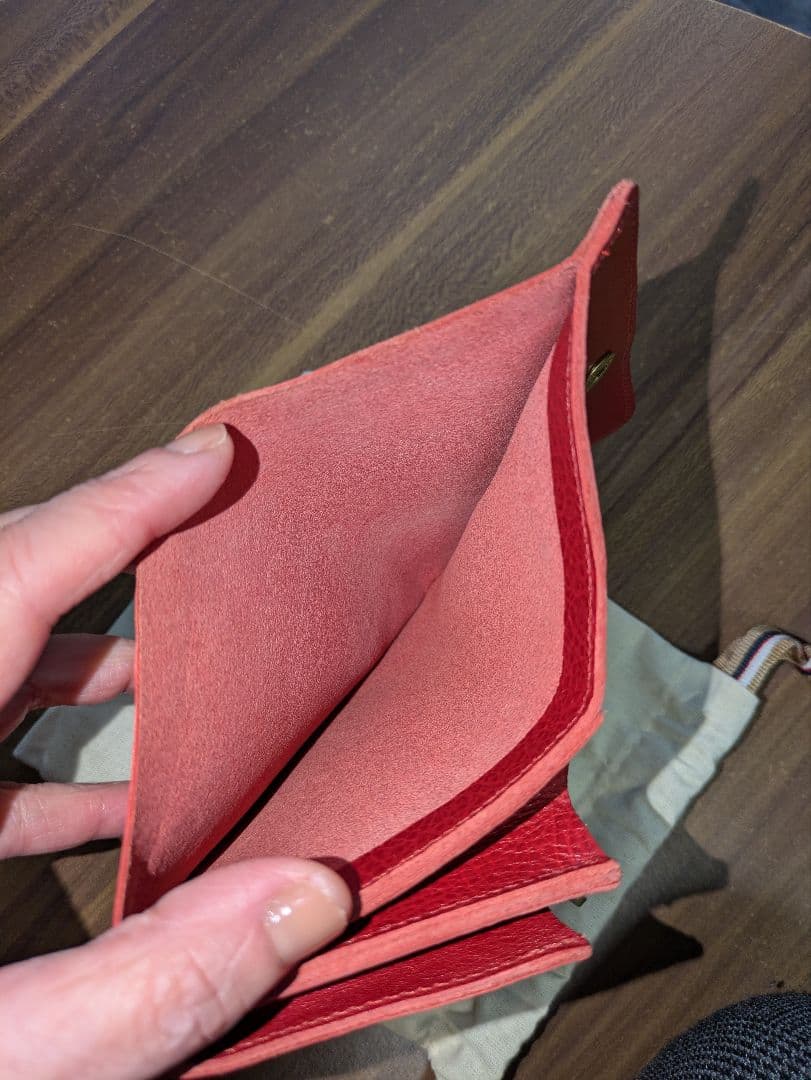 イルビゾンテ☆二つ折り財布 レッド