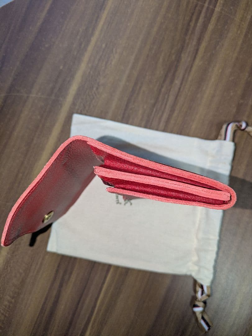 イルビゾンテ☆二つ折り財布 レッド