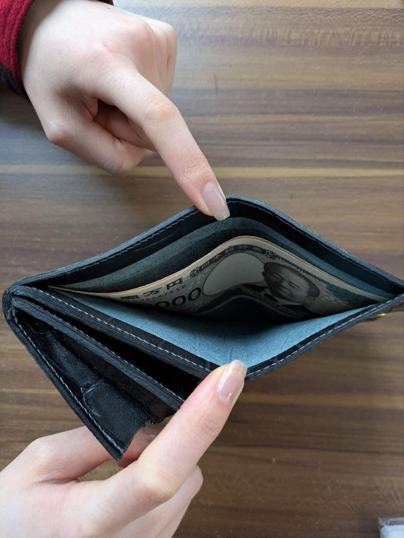 イルビゾンテ☆二つ折り財布 レッド