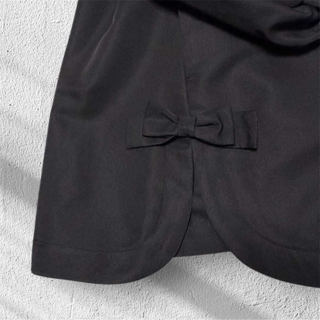 【新品タグ付き】ソーノ ドルチェリボン撥水ジャケット パール リボン ブラック