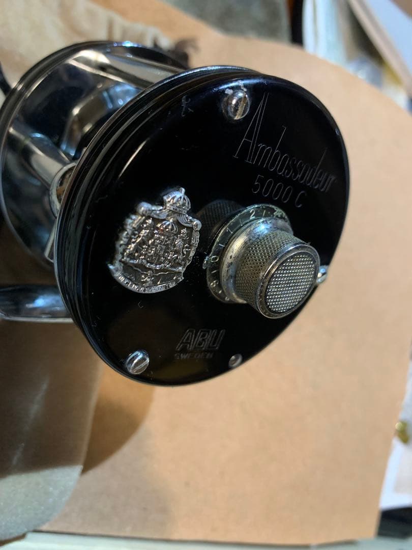 W*r様 ABU5000C アンバサダー 当時物 ベイトリール アブ(五十鈴リー