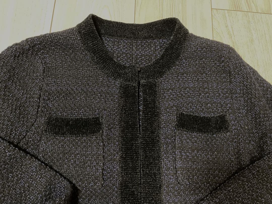 LOULOU WILLOUGHBY ルルウィルビー　 ツィードニットジャケット